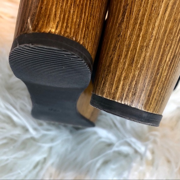 FENDI SUEDE WEDGE PLATFORM SLINGBACK SANDAL - Picture 4 of 9